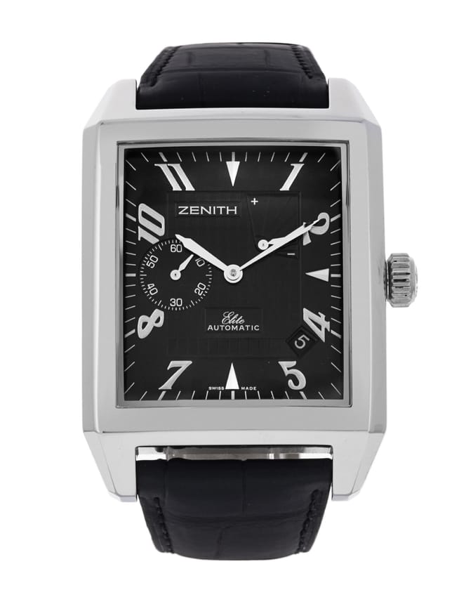 Zenith rectangular watch outlet