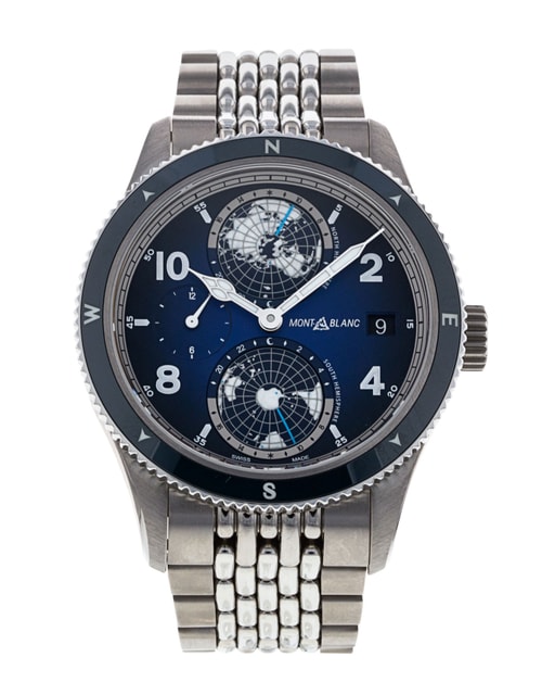 Montblanc watches blue colour shop