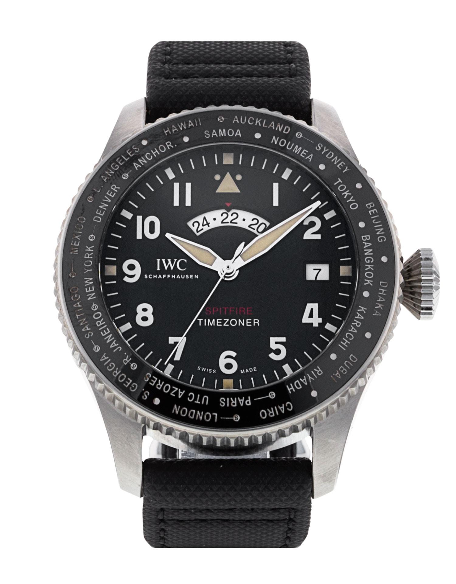 Iwc spitfire black sale