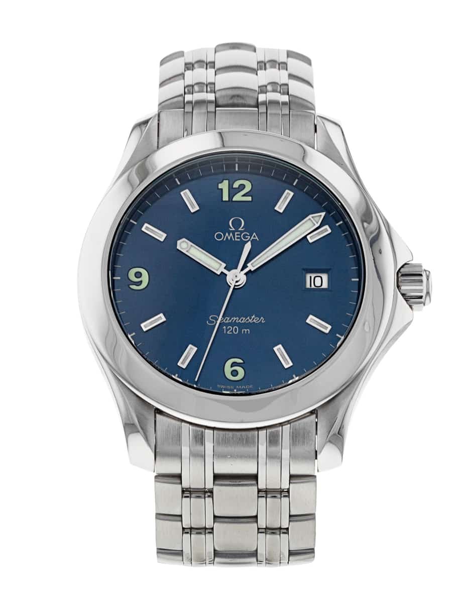 Omega Seamaster 120m Blue Quarter Arabic Dial - Main Image