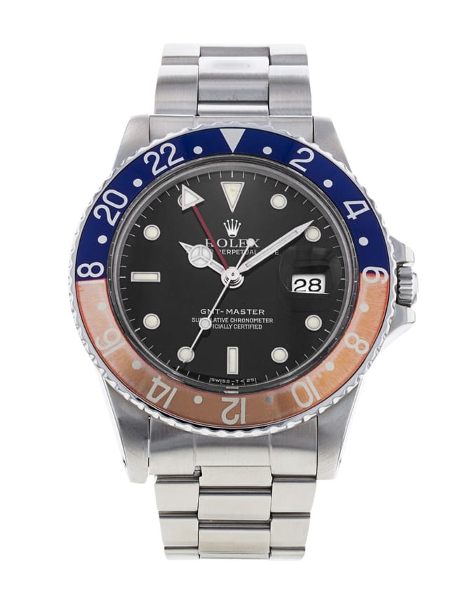 Rolex GMT Master 16750 Black Dial Bracelet Strap