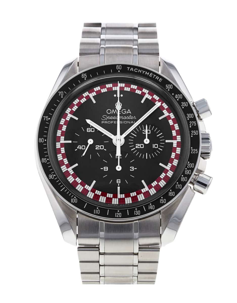 Omega Speedmaster Moonwatch Black Dial Bracelet Strap