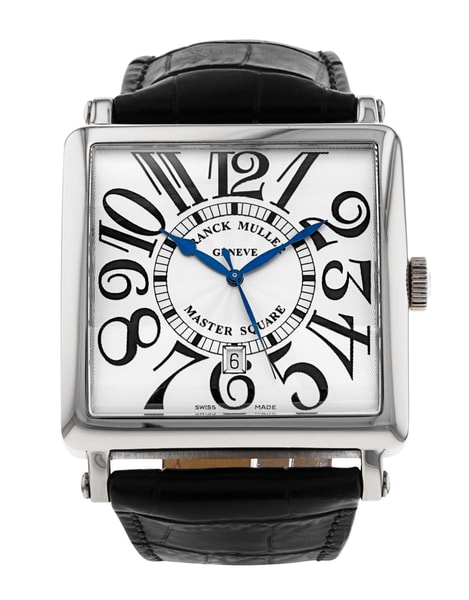 Franck Muller Master Square Silver Roman Numeral Dial
