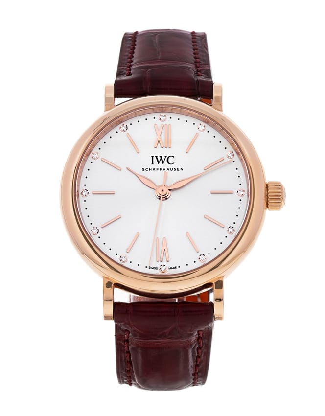 IWC Portofino Automatic - Silver Diamond Dial