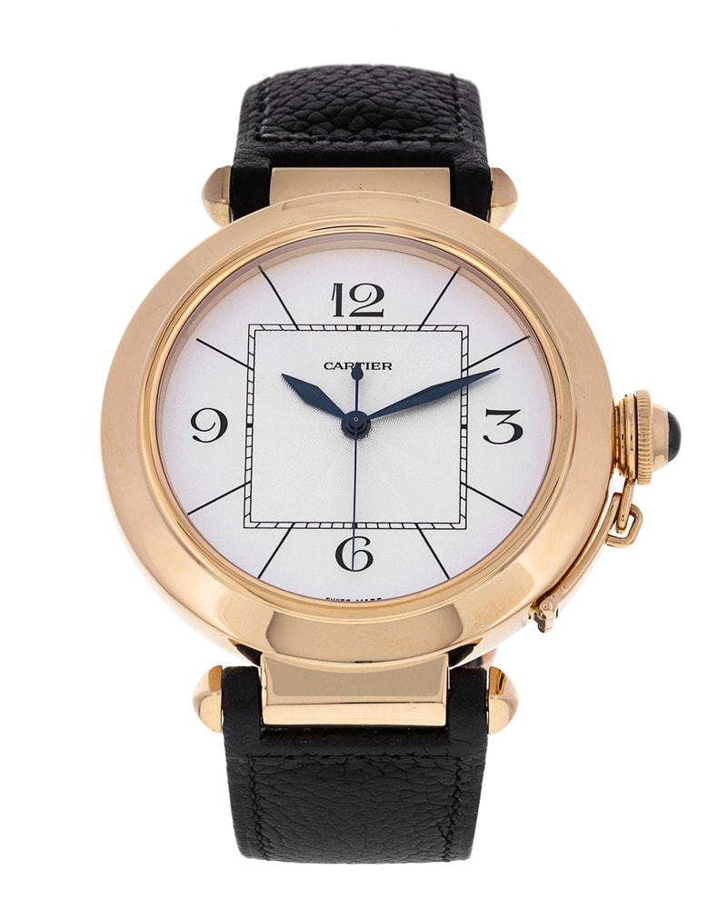 Cartier Pasha cadran Trimestre d'argent arabe