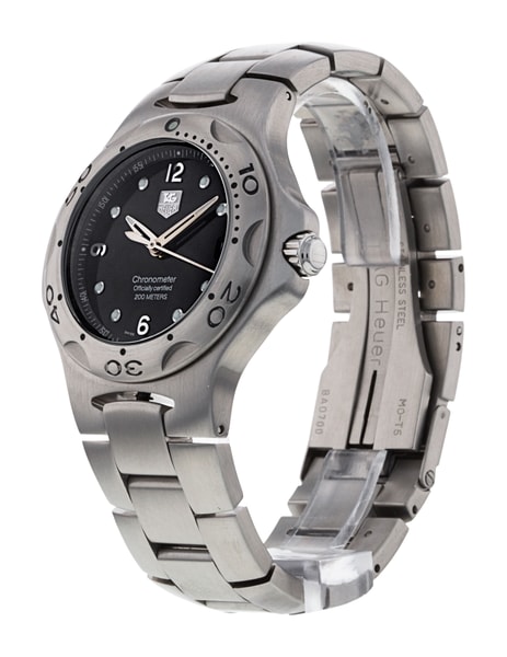 Stainless Steel Tag Heuer Wn1151 2000s Tag Heuer Professional 2000