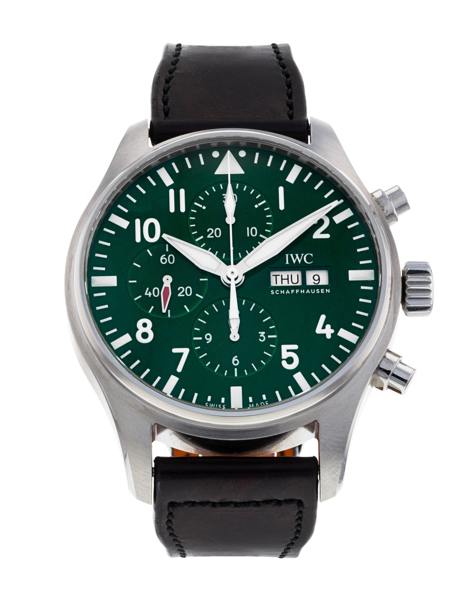 Iwc green strap hotsell