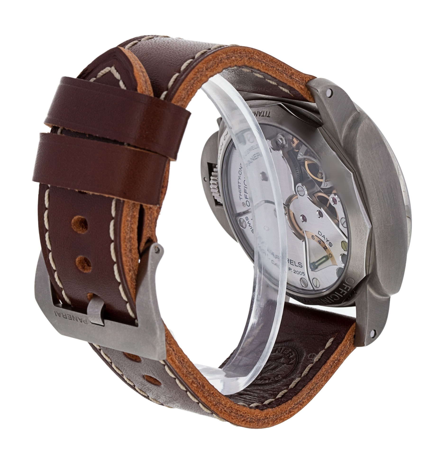 Panerai Luminor Tourbillon GMT Brown Baton Dial