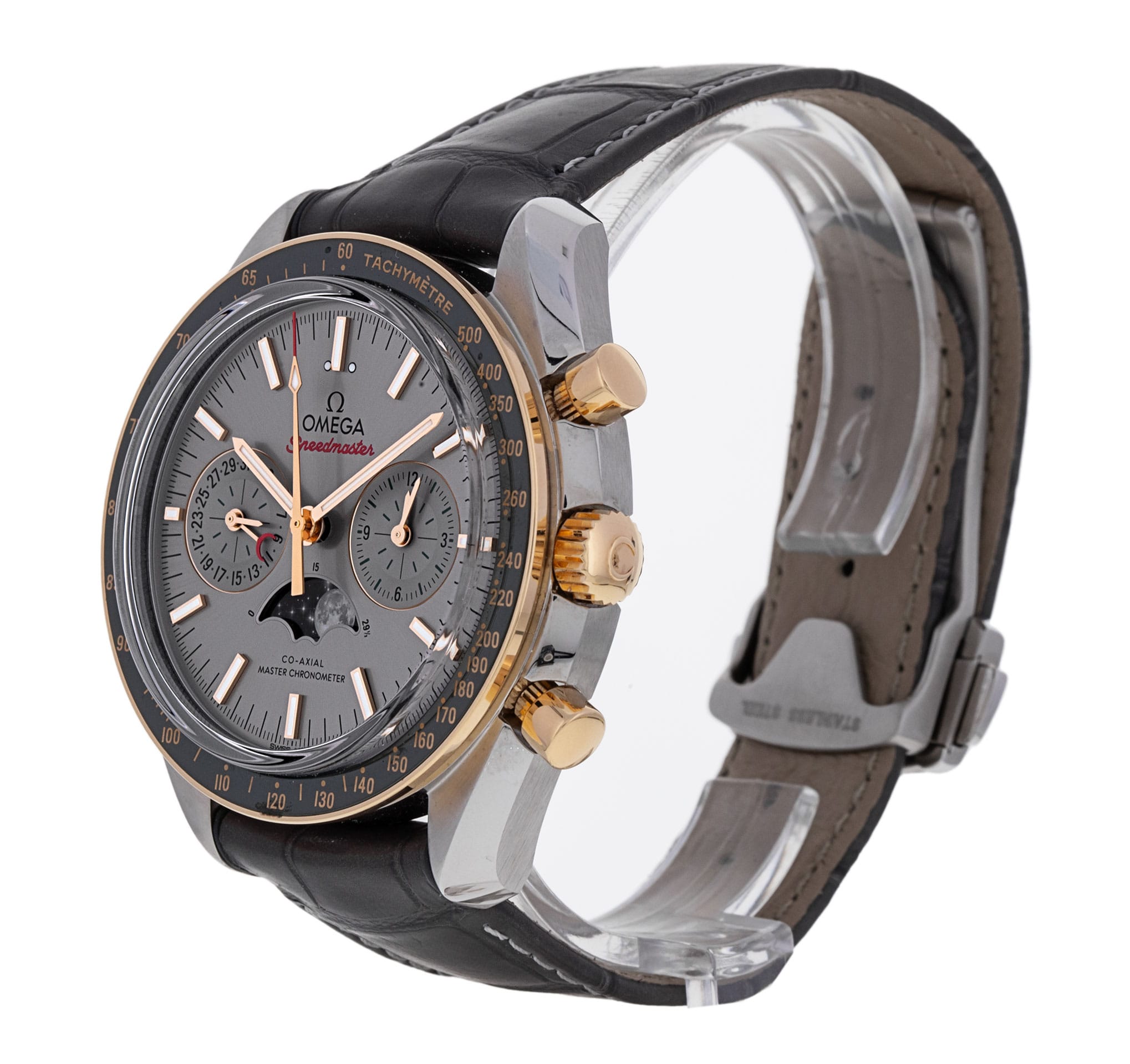 Omega Speedmaster Moonphase - Silver Baton Dial