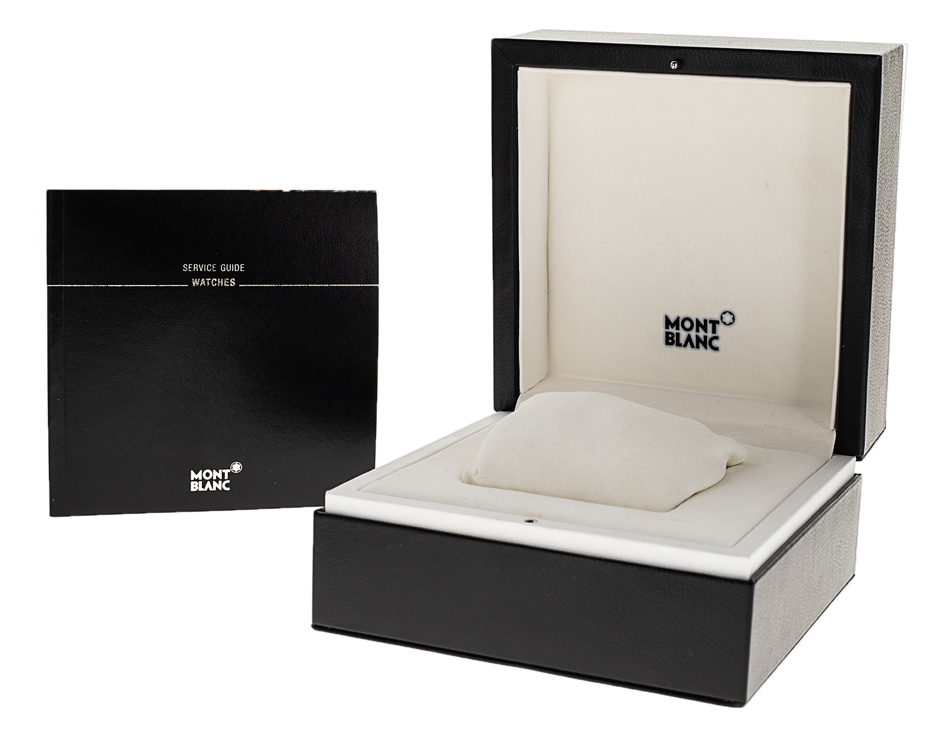 Montblanc TimeWalker Black Arabic Dial Leather Strap