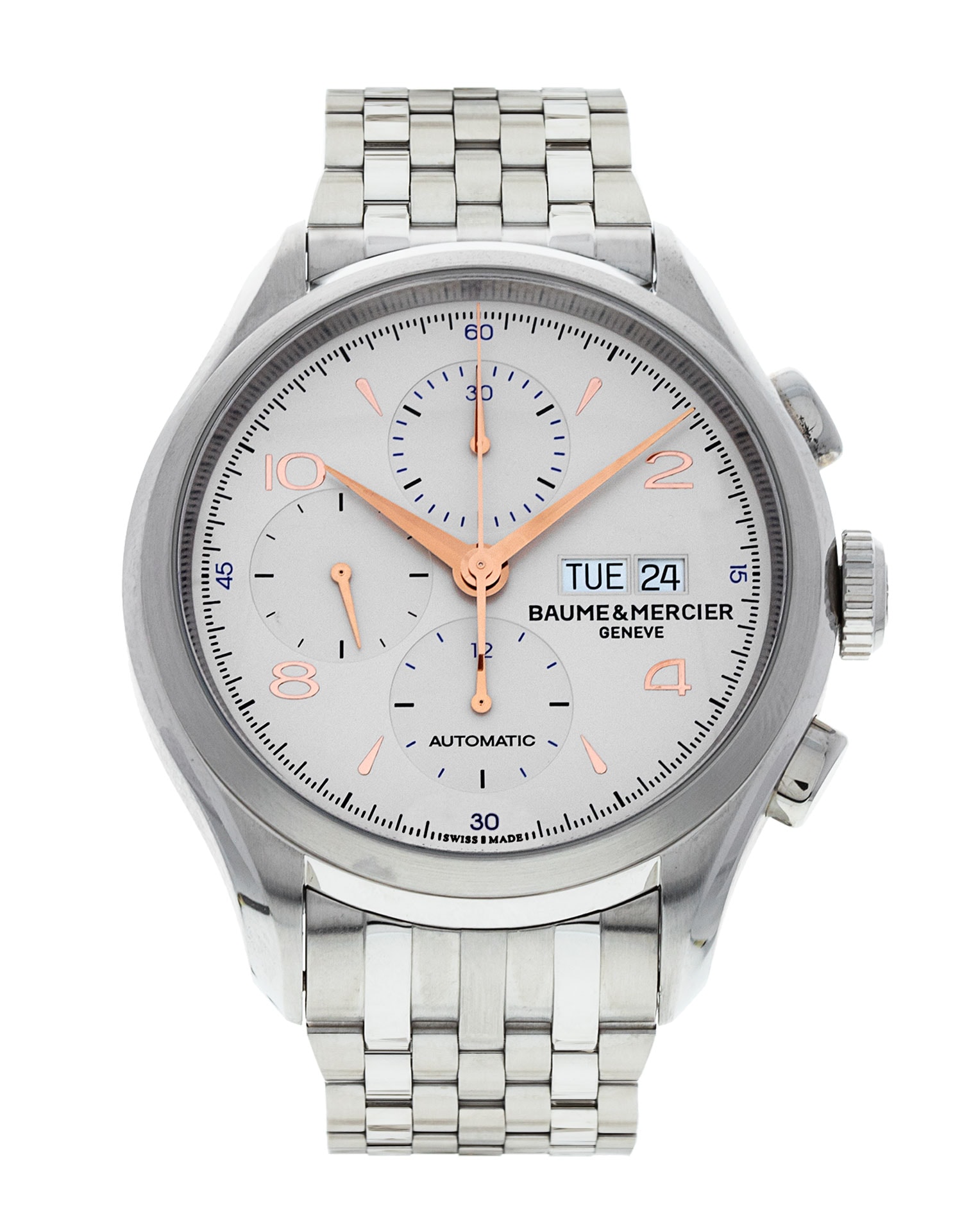 Baume et mercier clifton chronograph clearance