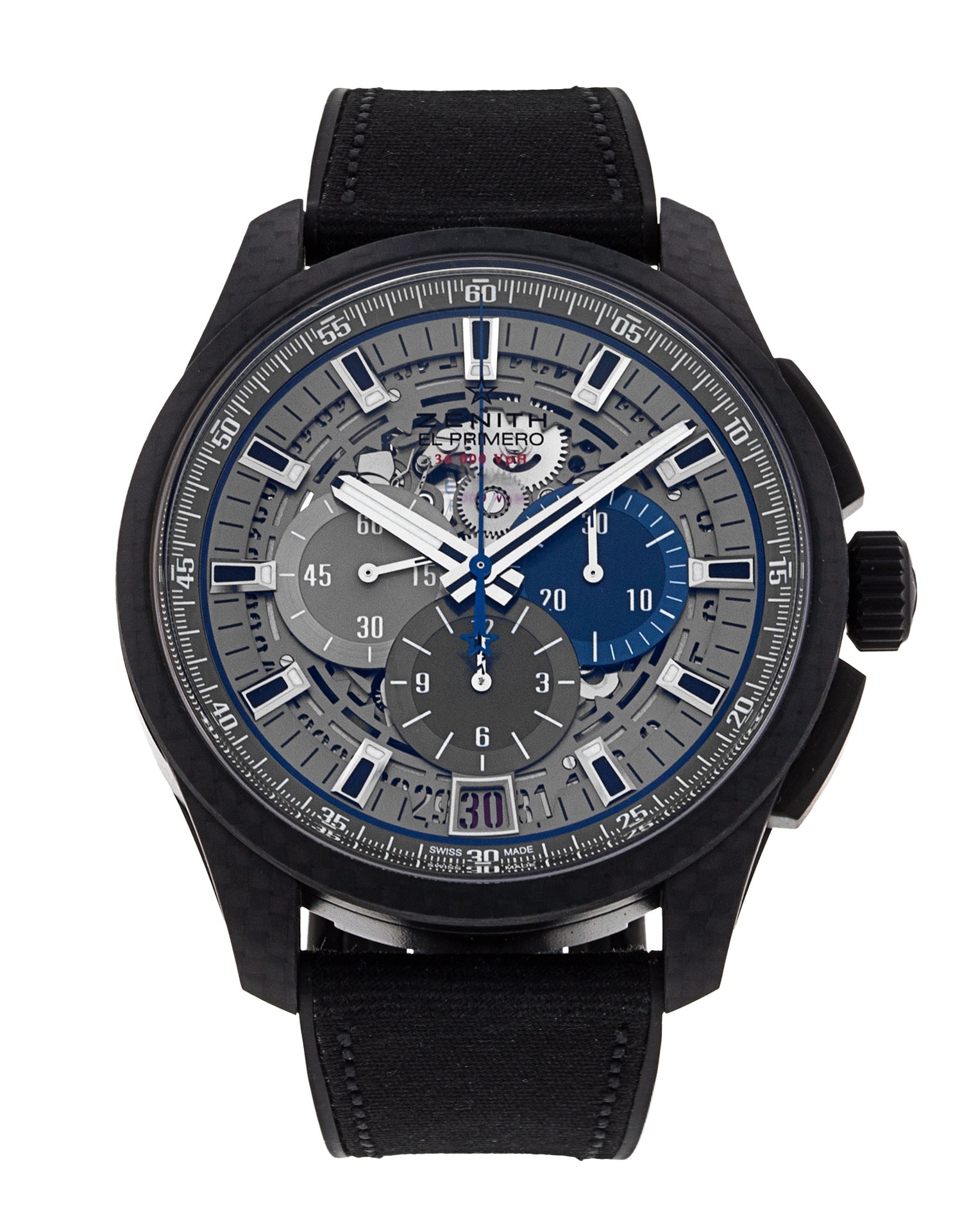 ロゼッタソーン Zenith El Primero - Skeleton Dial & Rubber Strap