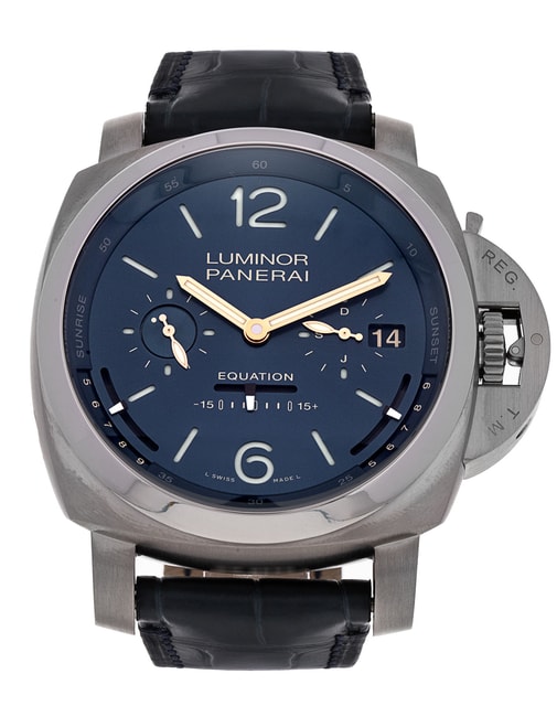Panerai equation of time blue hotsell