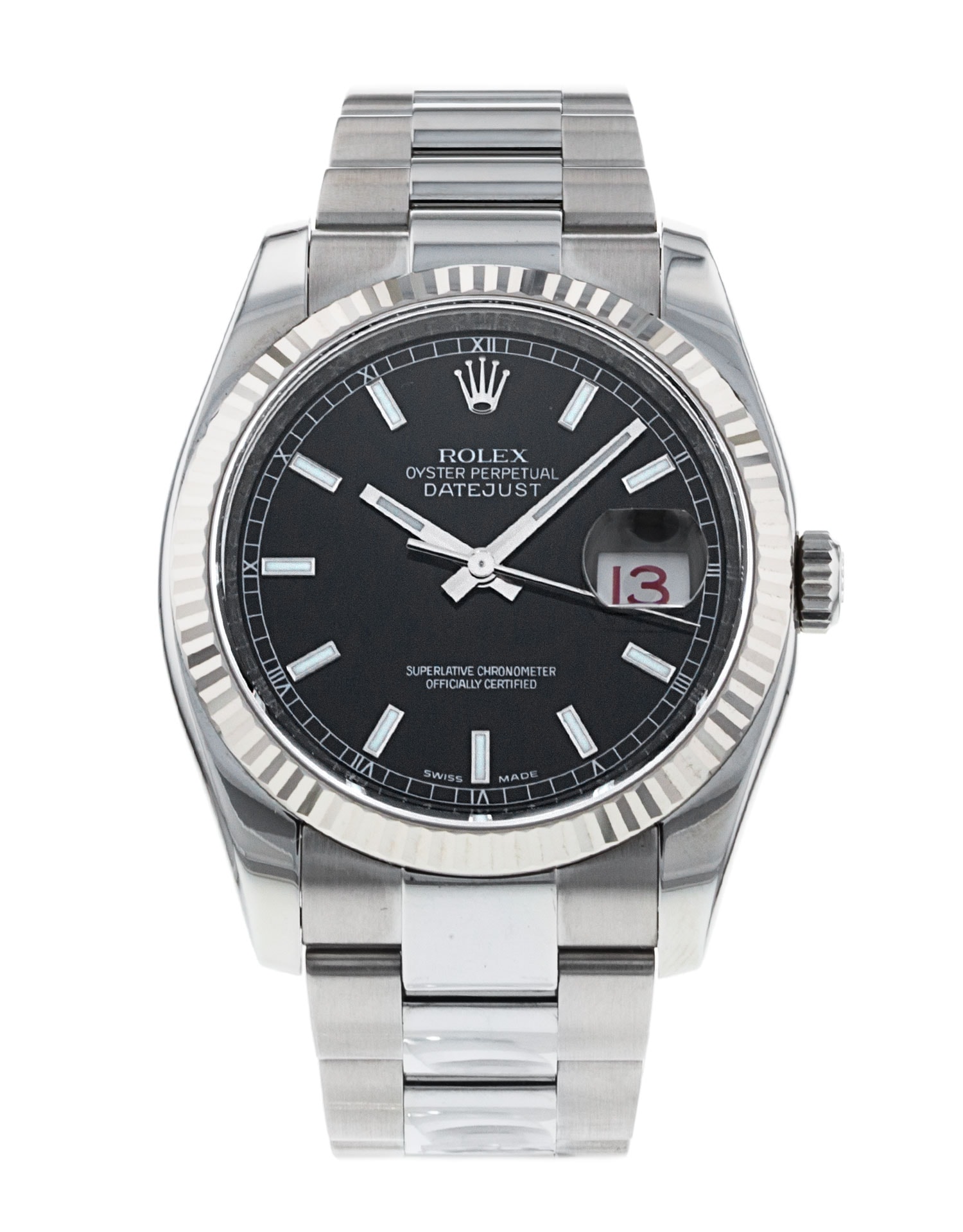 Rolex 116234 Datejust 36 Black Mens Watch WatchGuyNYC