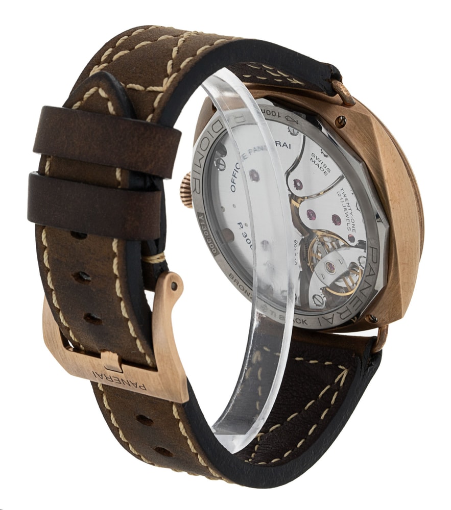 Panerai Radiomir Bronzo Brown Quarter Arabic Dial