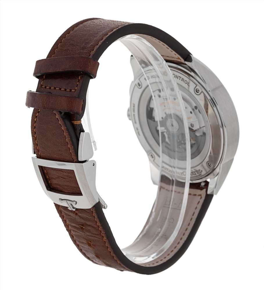 Jaeger-LeCoultre Polaris Black Baton Dial Leather Strap