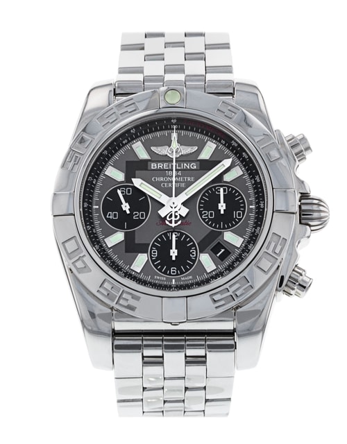 Breitling Chronomat 41 Grey Baton Dial Bracelet Strap