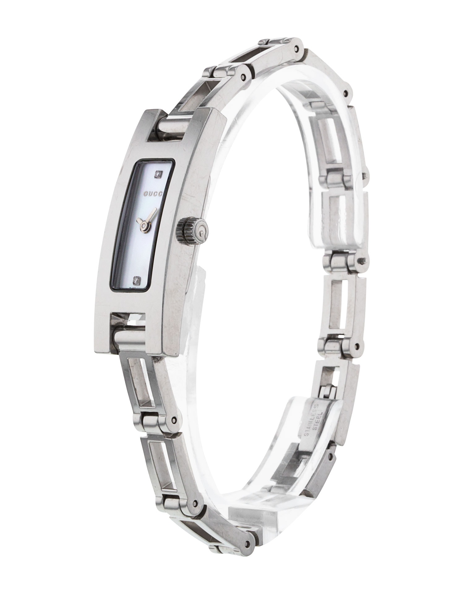 Gucci 3900L - Mother of Pearl White - Diamond Dial Gucci 3900L - Mother of Pearl White - Diamond Dial