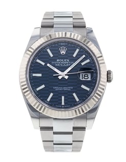 Rolex datejust 41 pre owned hot sale
