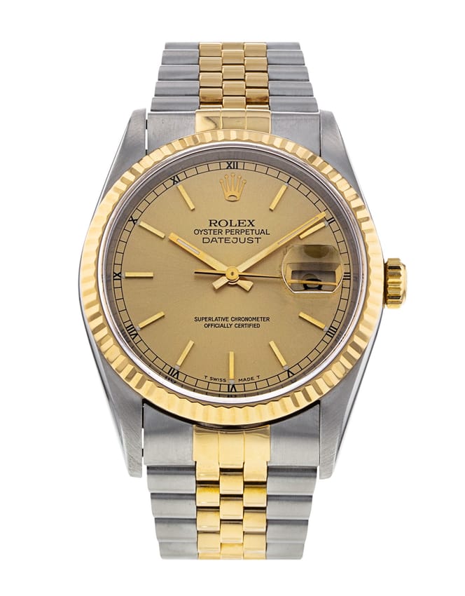 Pre Owned Rolex Datejust 16233 Watch Watchfinder Co