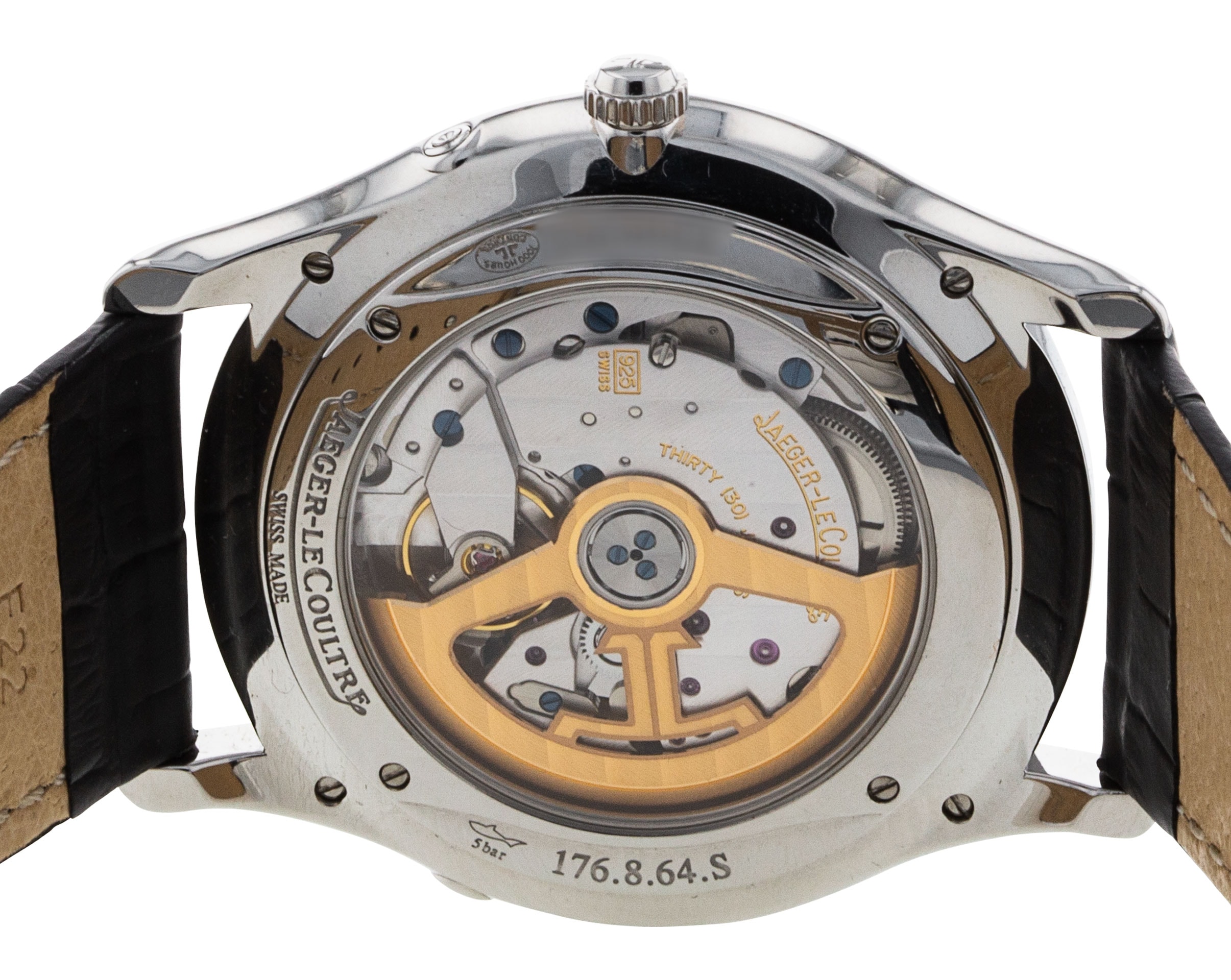 Jaeger LeCoultre Master Ultra Thin Moon Silver Baton Dial