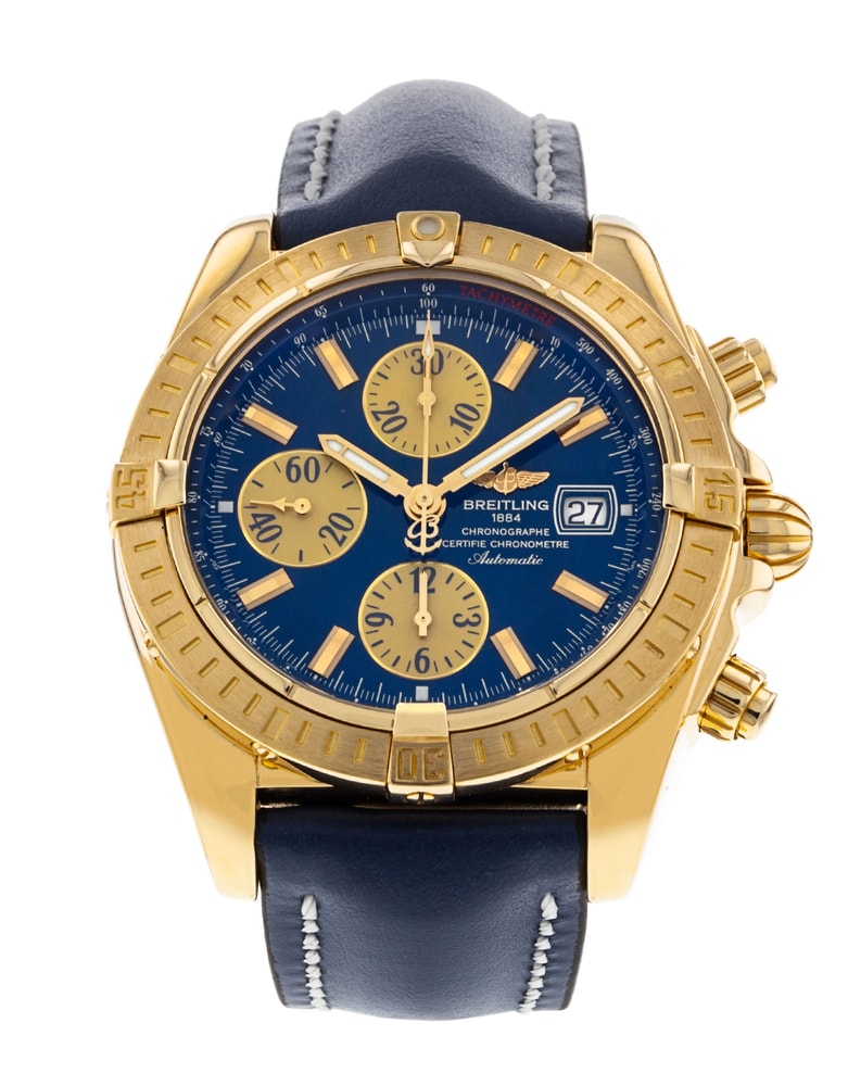 Breitling Chronomat Evolution Blue Baton Dial
