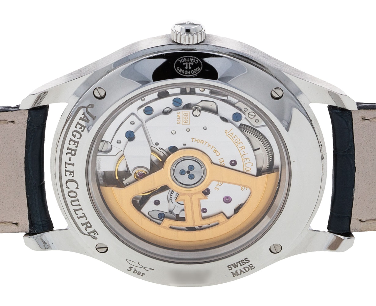 Jaeger LeCoultre Master Control Silver Quarter Arabic Dial