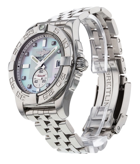 Breitling Galactic 36 Automatic - Mother of Pearl White - Diamond 