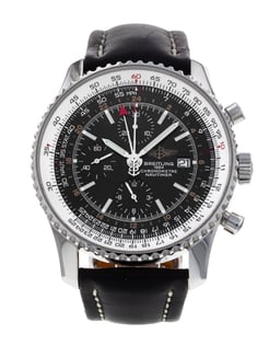Pre Owned Breitling Navitimer Chronograph GMT 46 A24322 Watch