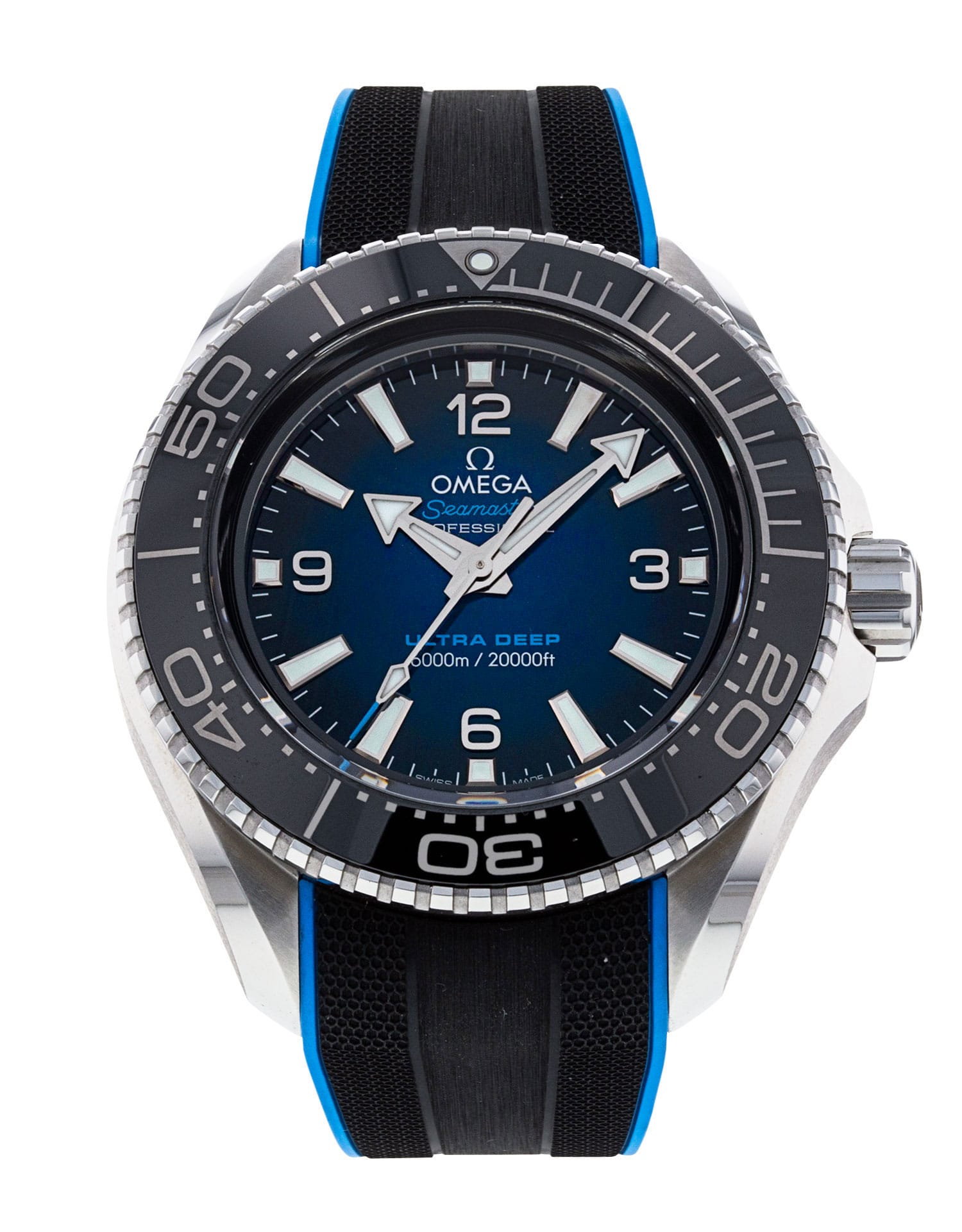 omega seamaster deep blue