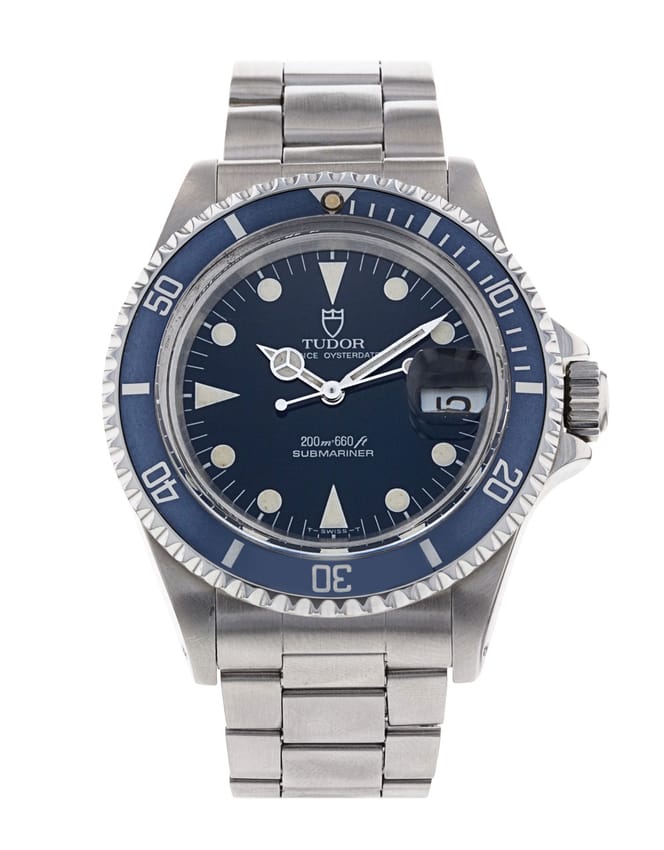 Tudor Submariner 79090 Blue Baton Dial Bracelet Strap
