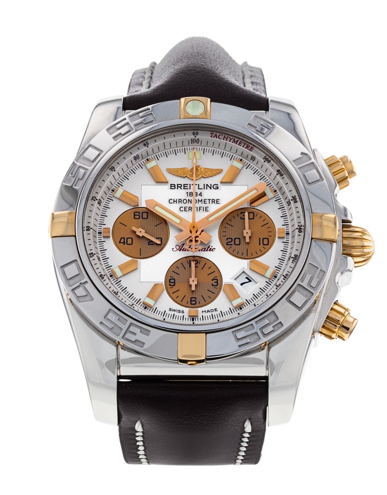 Breitling Chronomat 44 Mother of Pearl White Roman Numeral Dial