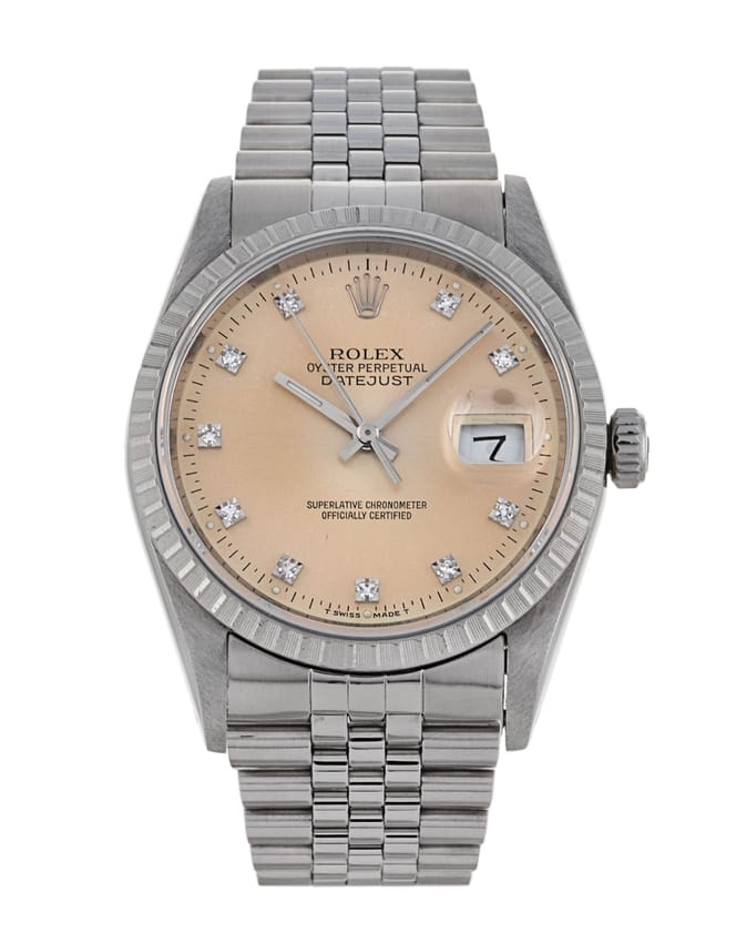 Pre Owned Rolex Datejust 16220 Watch Watchfinder Co