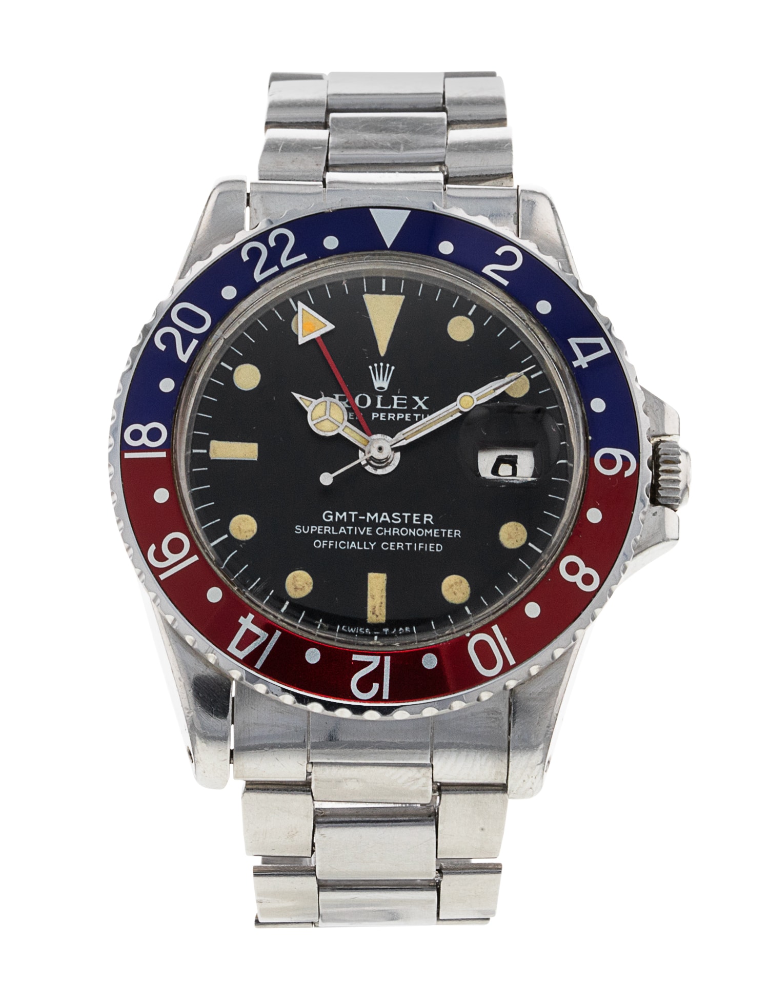 Rolex gmt master superlative chronometer officially certified sale