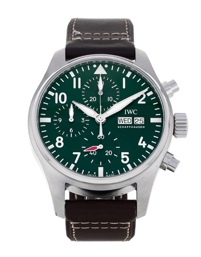 Iwc pilot chronograph clearance racing green