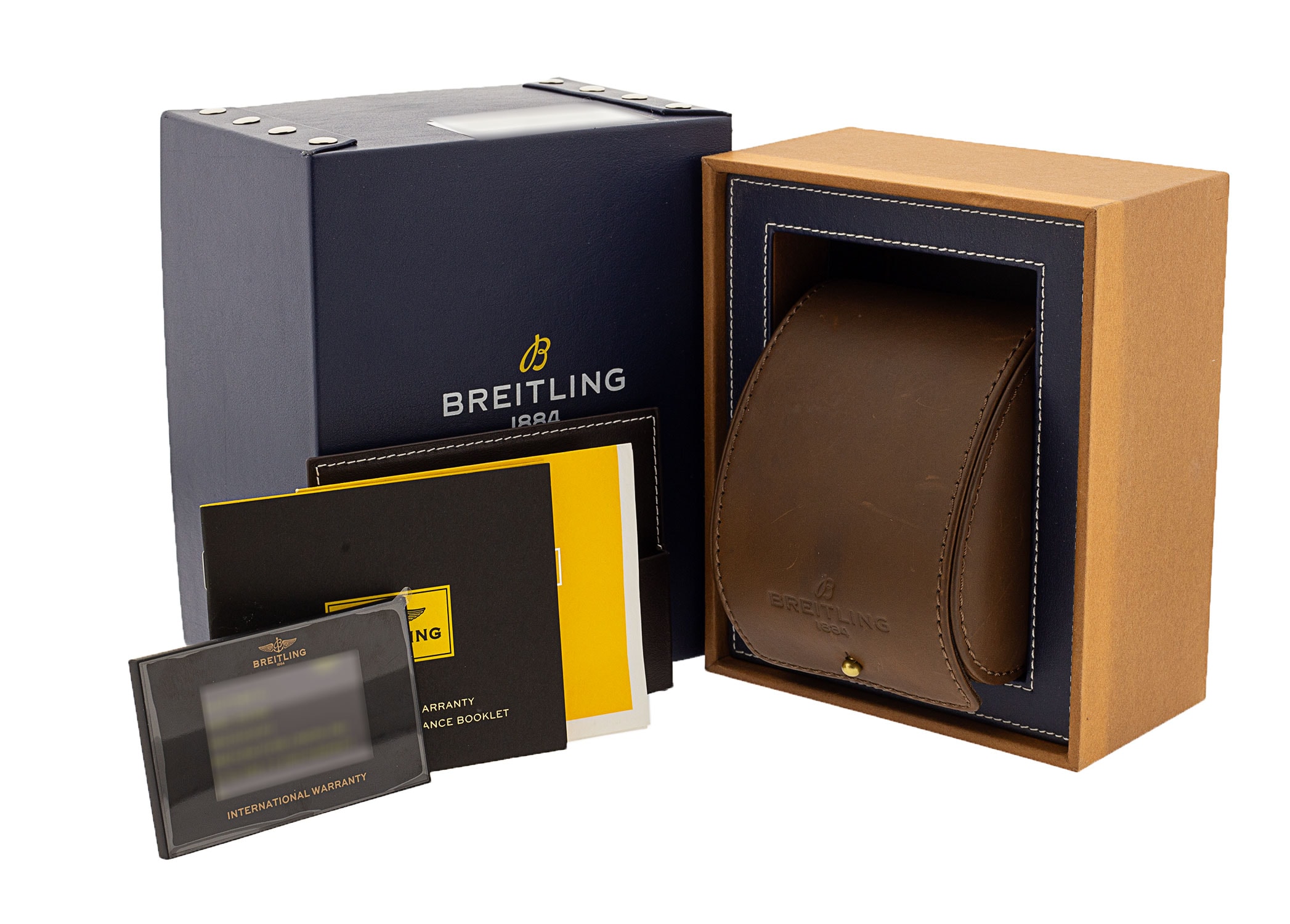 Breitling Navitimer 01 Grey Baton Dial Leather Strap