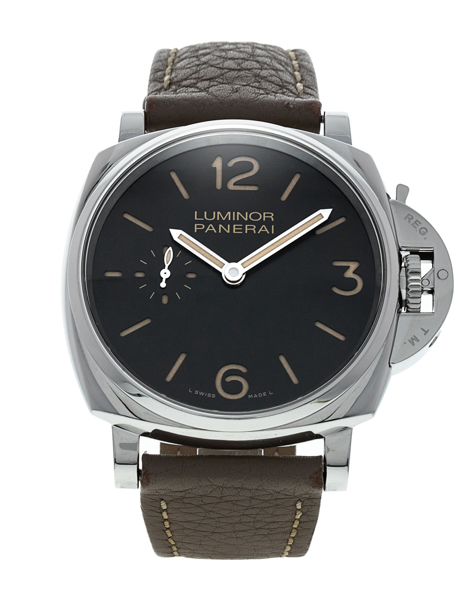 Panerai Luminor Due Black Quarter Arabic Dial