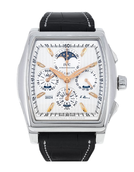 IWC Da Vinci Perpetual Calendar - Silver Baton Dial