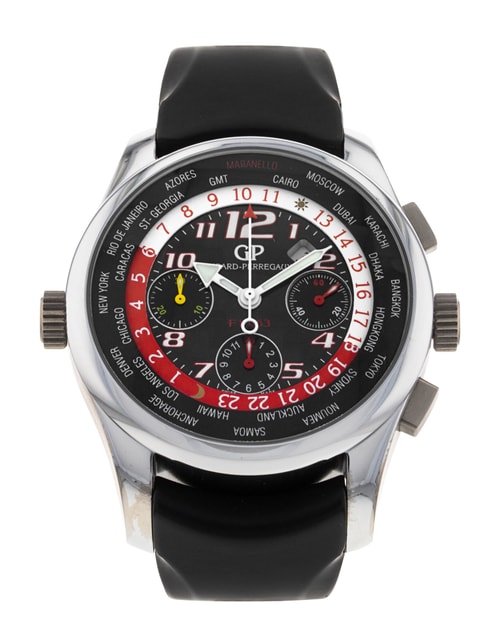 Girard Perregaux World Time Chronograph Black Dial