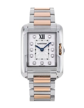 Cartier tank best sale anglaise with diamonds