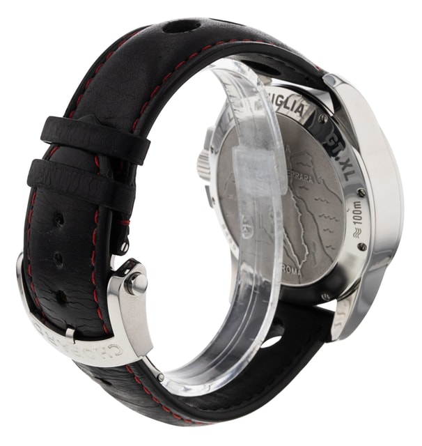 Chopard Mille Miglia 8489 - White Baton Dial & Leather Strap 