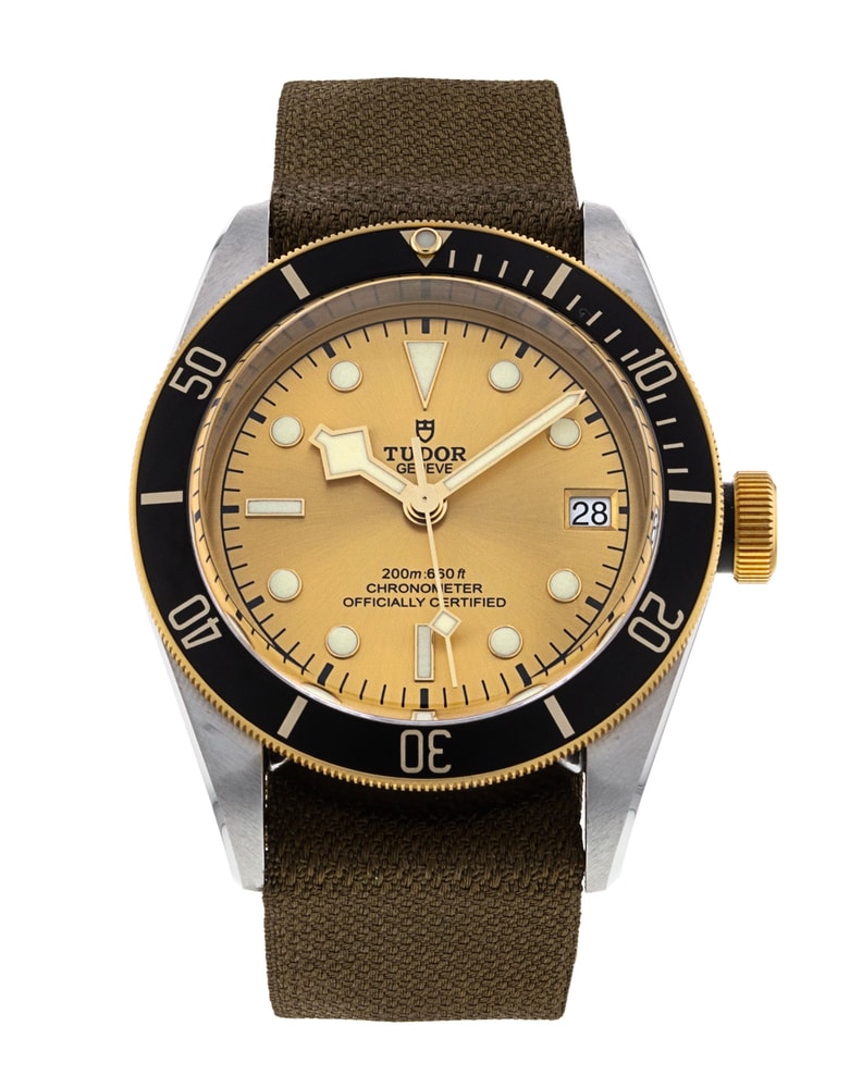 Tudor Black Bay M79733N 0003 Champagne Dial Fabric Strap