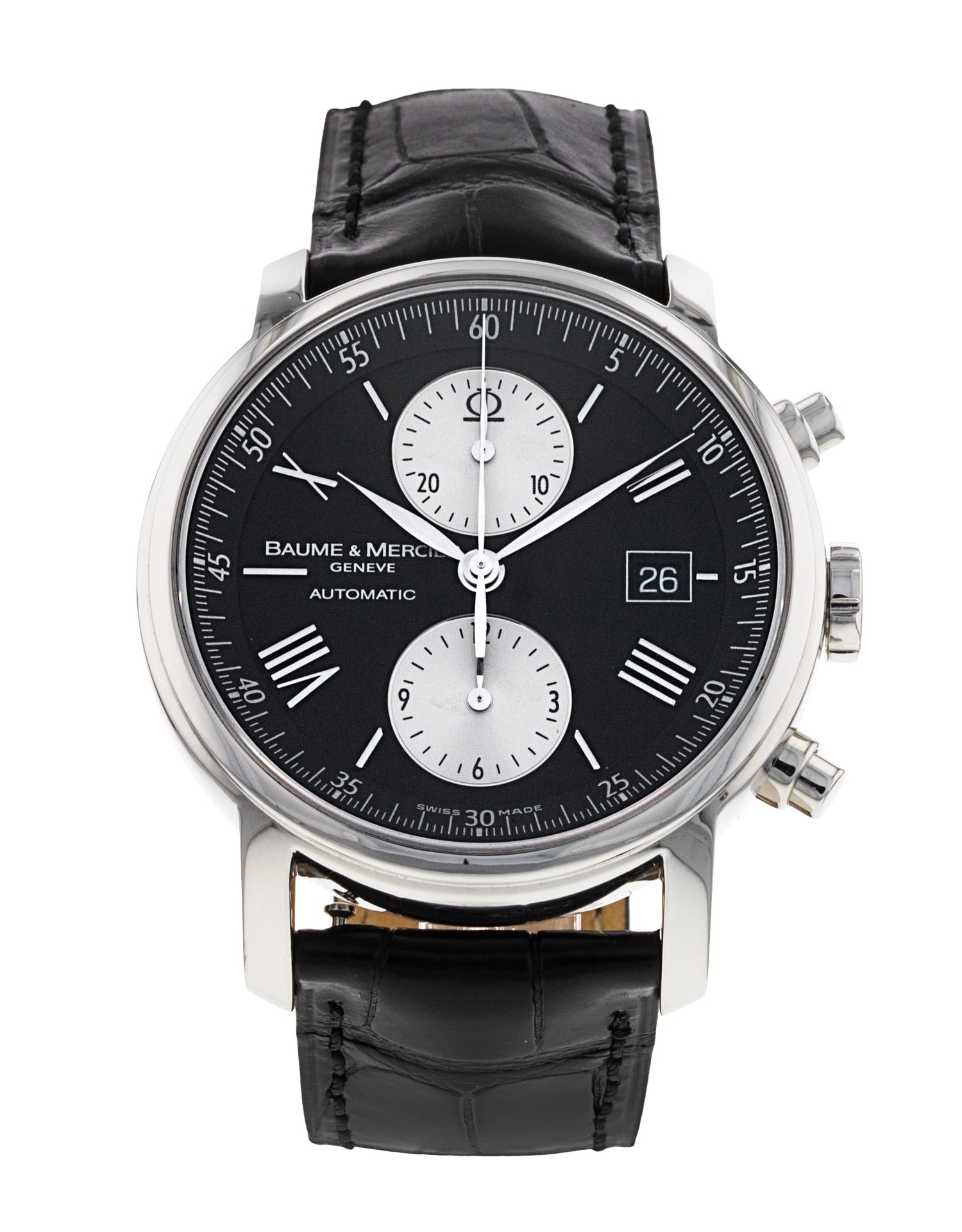 Baume et Mercier Classima Executives Black Roman Numeral Dial