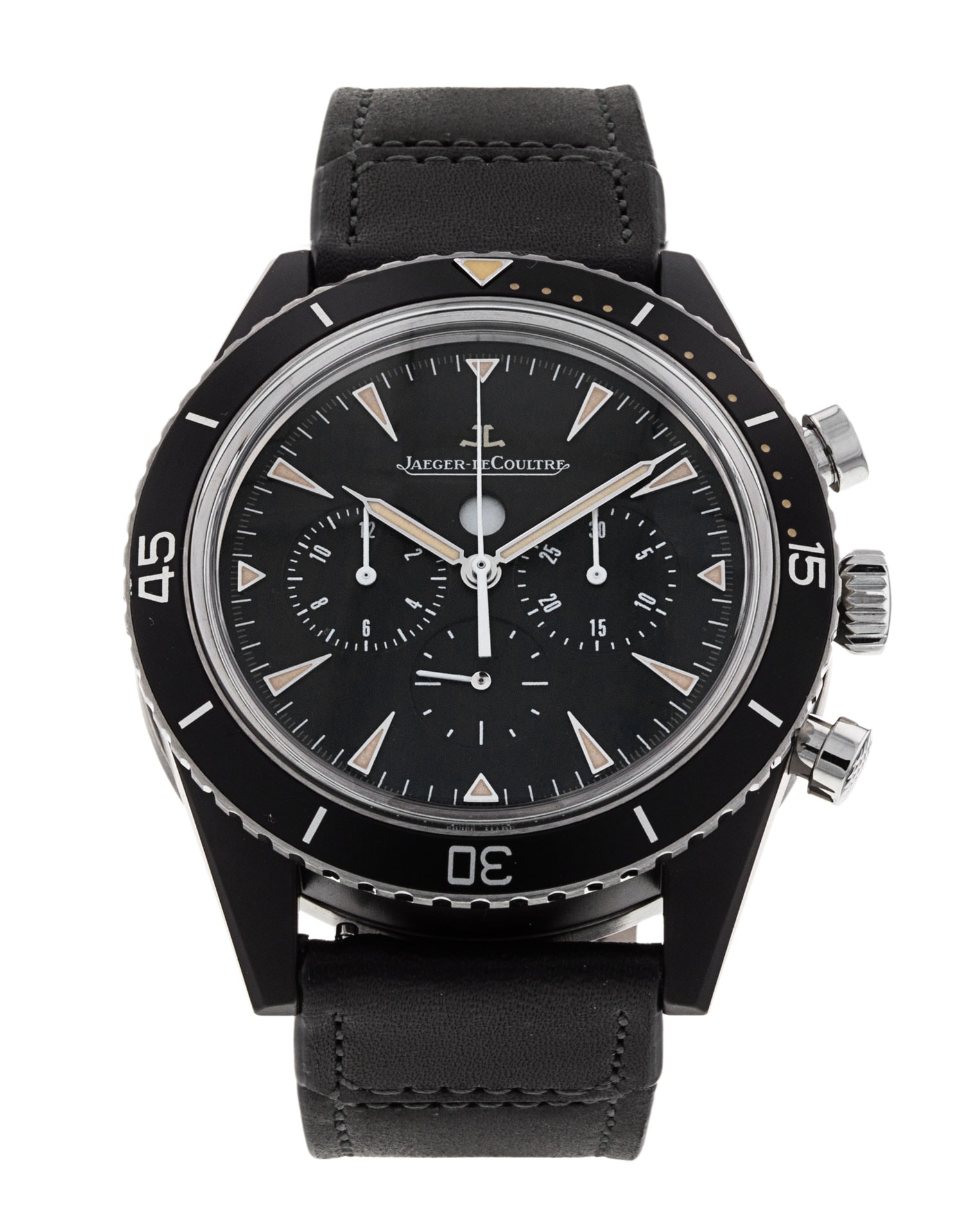 Jaeger LeCoultre Deep Sea Chronograph Black Dial