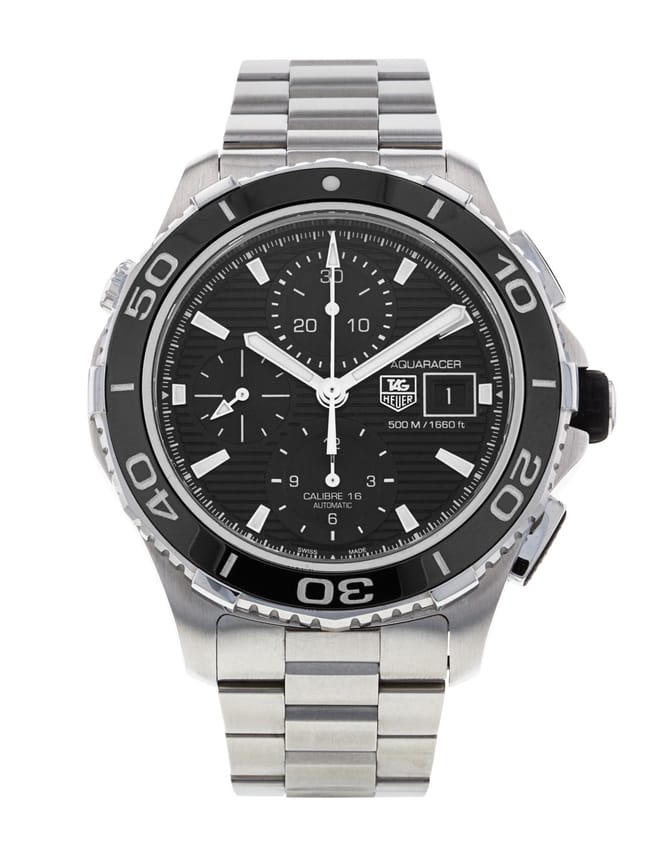 Aquaracer sales black dial