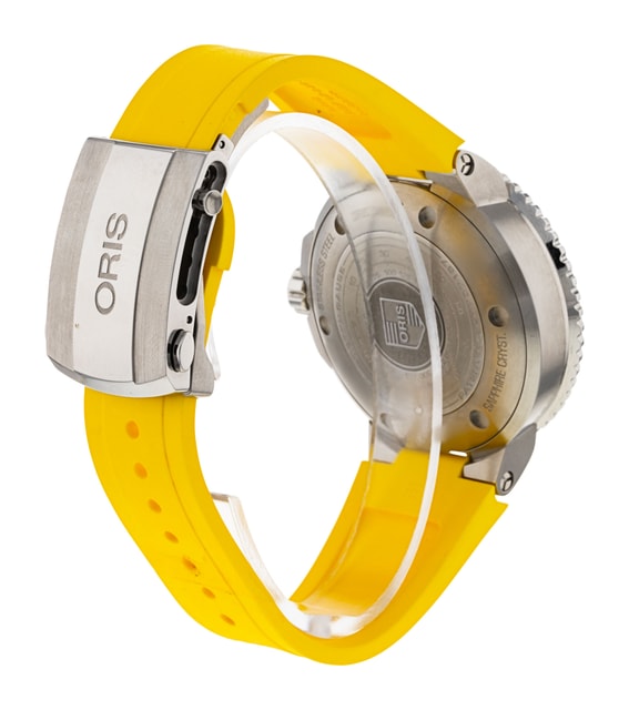 Oris Aquis Depth Gauge Black Dial Rubber Strap