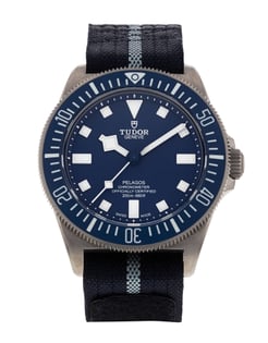 Tudor Pelagos M25707B 22 0001 Blue Dial Fabric Strap