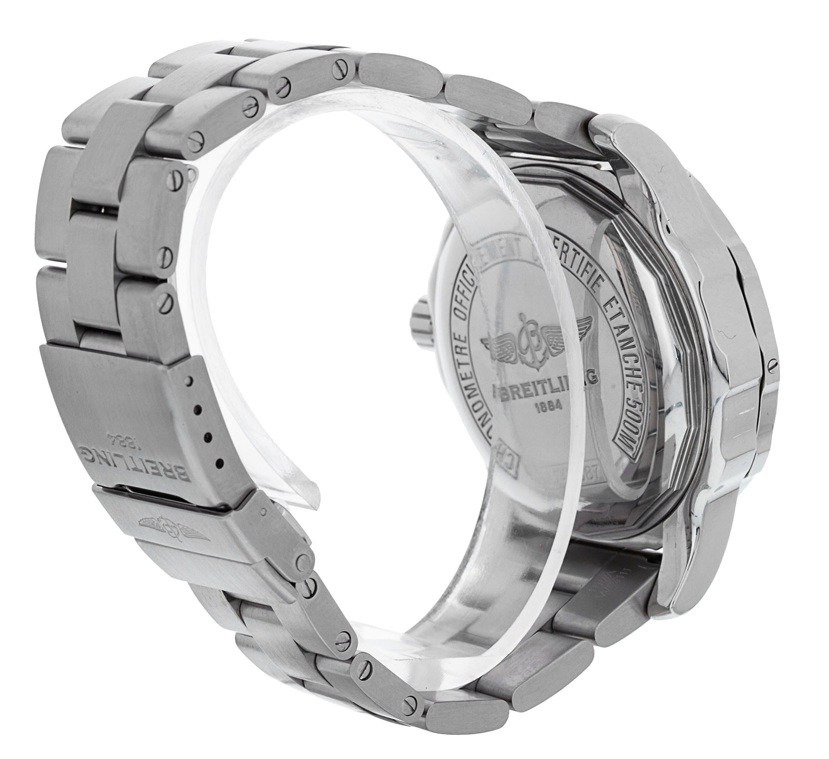 Breitling Colt Quartz Schwarz Arabisches Viertel Zifferblatt