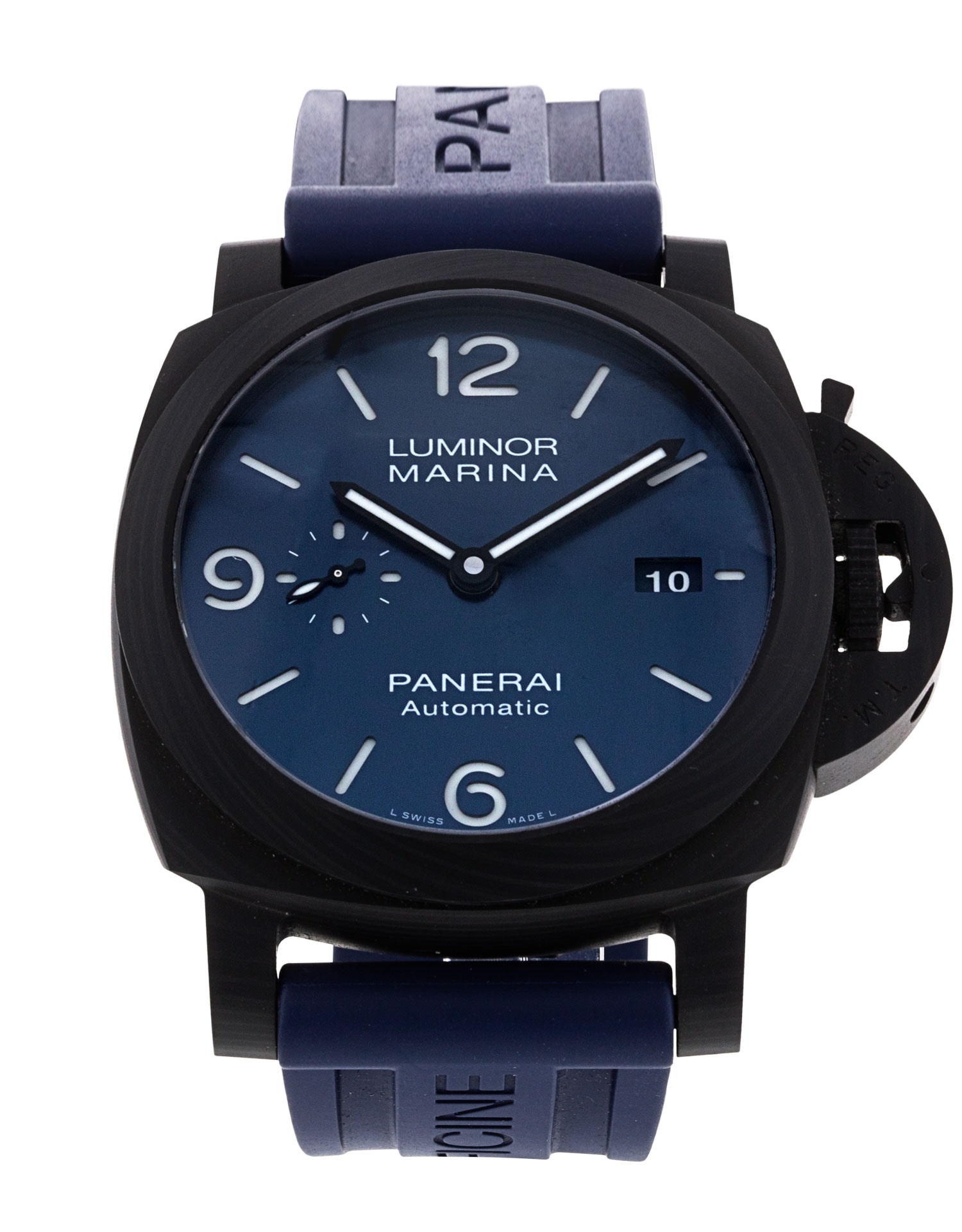 Panerai Luminor Marina Carbotech Blue Quarter Arabic Dial