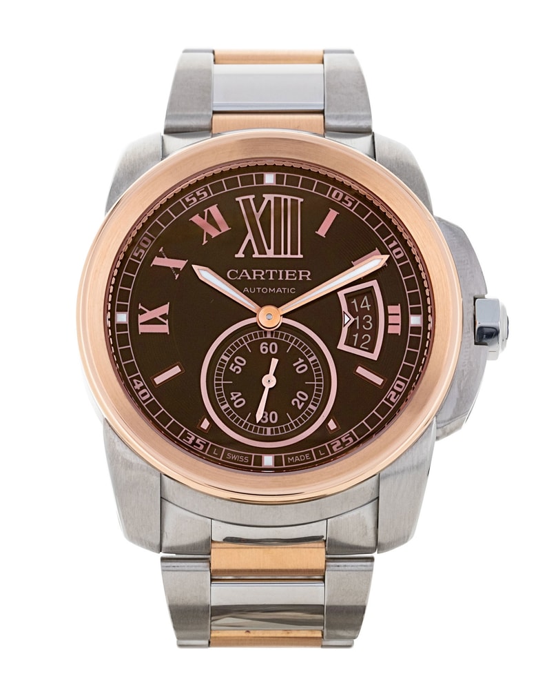 Cartier Calibre De Cartier Brown Roman Numeral Dial